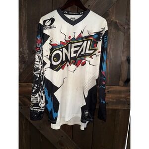 Oneal Racing Men's XL The Villain Moto Racing‎ Motorcross Unisex Stained